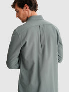 GREEN REGULAR FIT MR SHIRT. BLUE