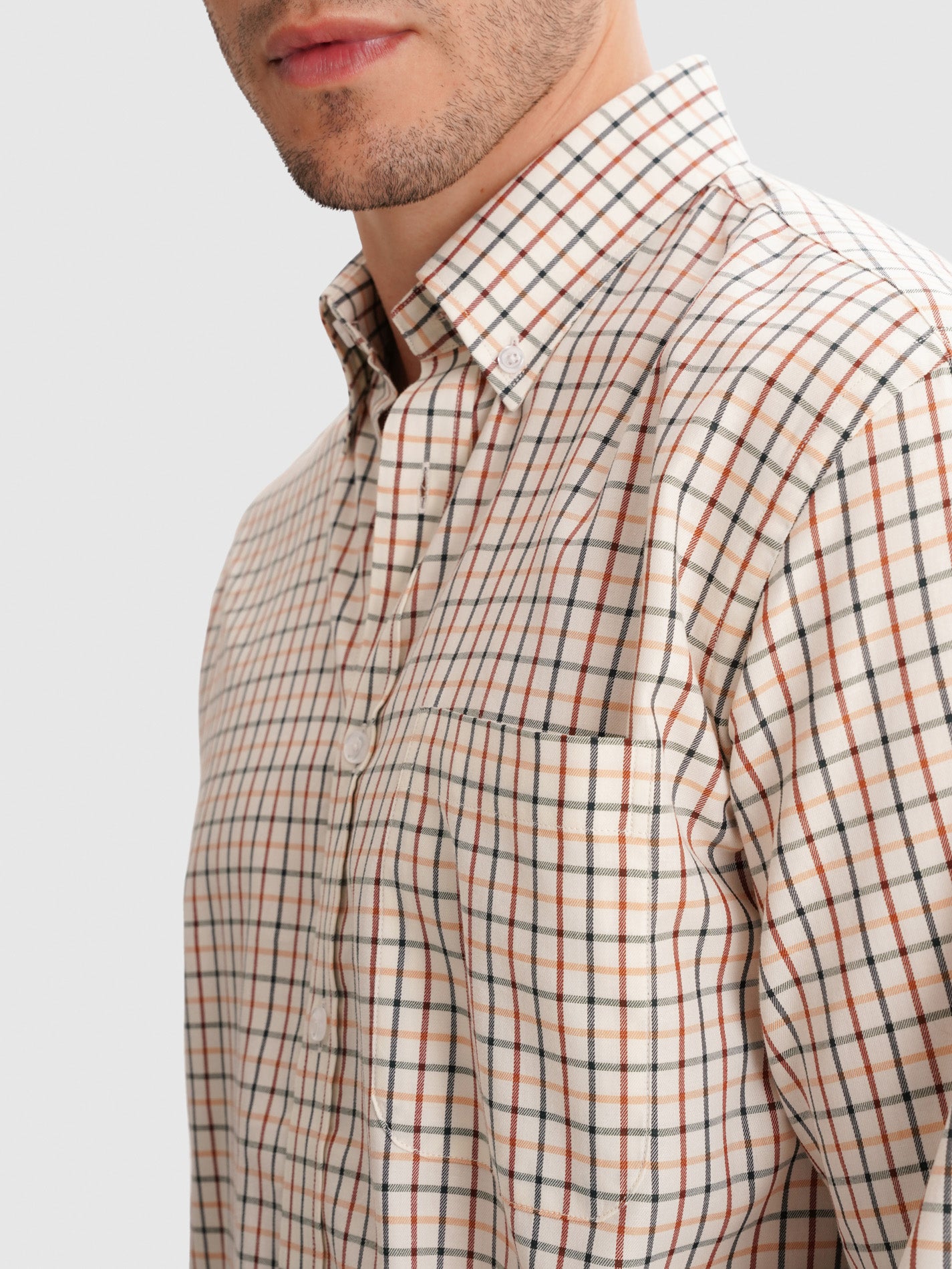 RED REGULAR FIT MR SHIRT. BLUE