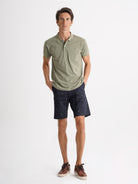 Polo Regular Fit Piquet Verde Mr. Blue