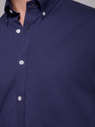 BLUE COTTON SHIRT SHORT SLEEVE REGULAR FIT MR. BLUE