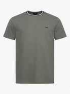 CAMISETA ALGODÓN VERDE MANGA CORTA REGULAR FIT MR. AZUL