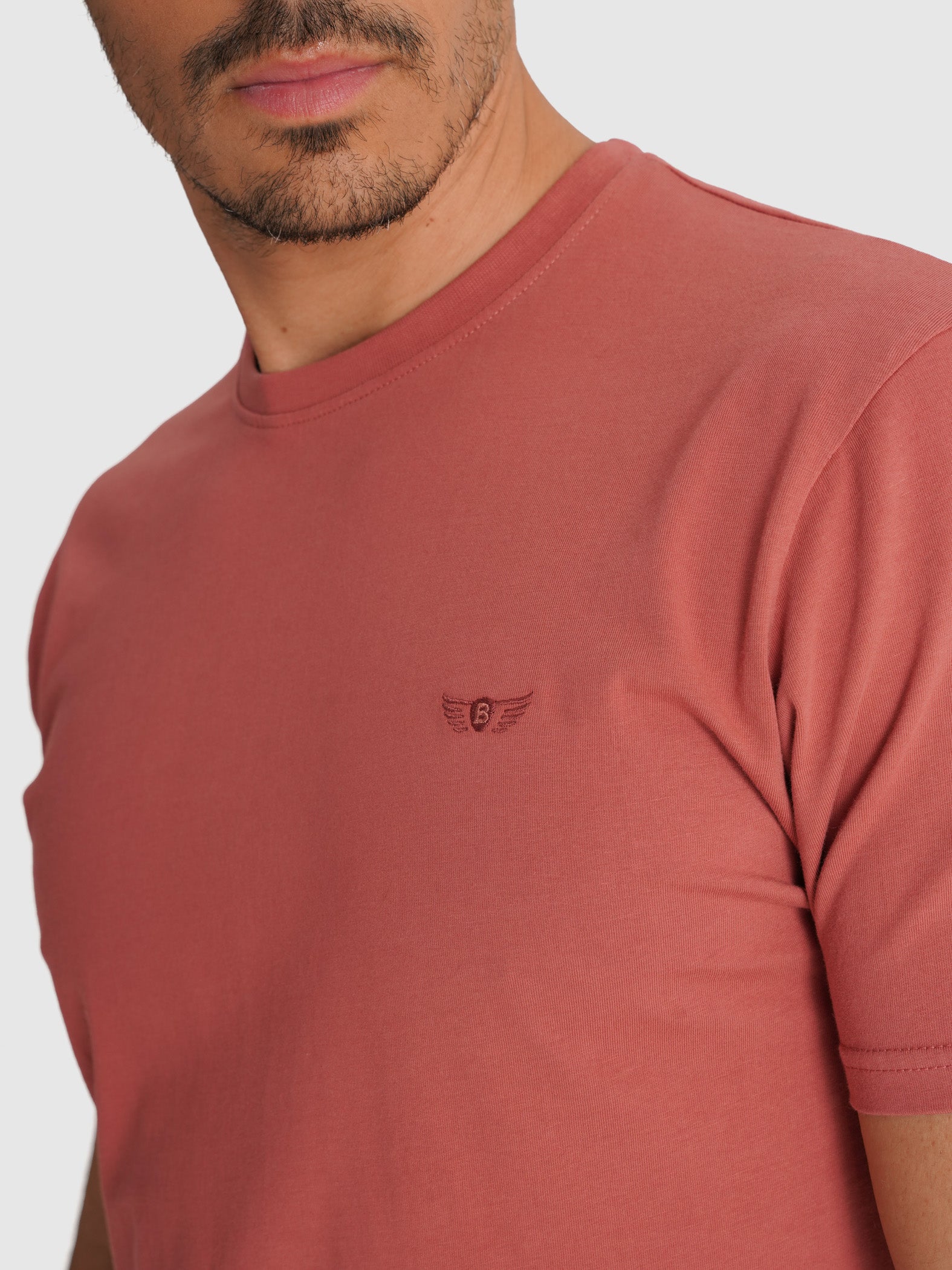 PINK SHORT SLEEVE T-SHIRT REGULAR FIT MR. BLUE