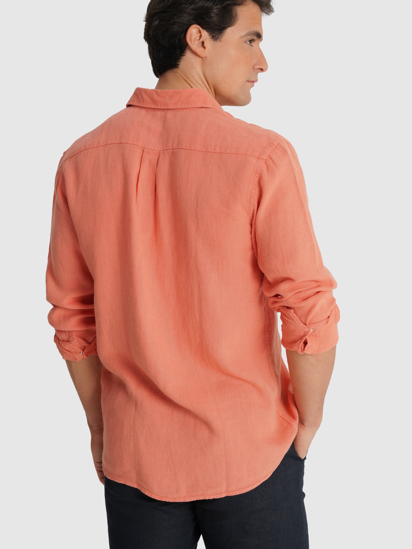 CAMISA SASTRERÍA MANGA LARGA ROSA MARK BELLUCCI