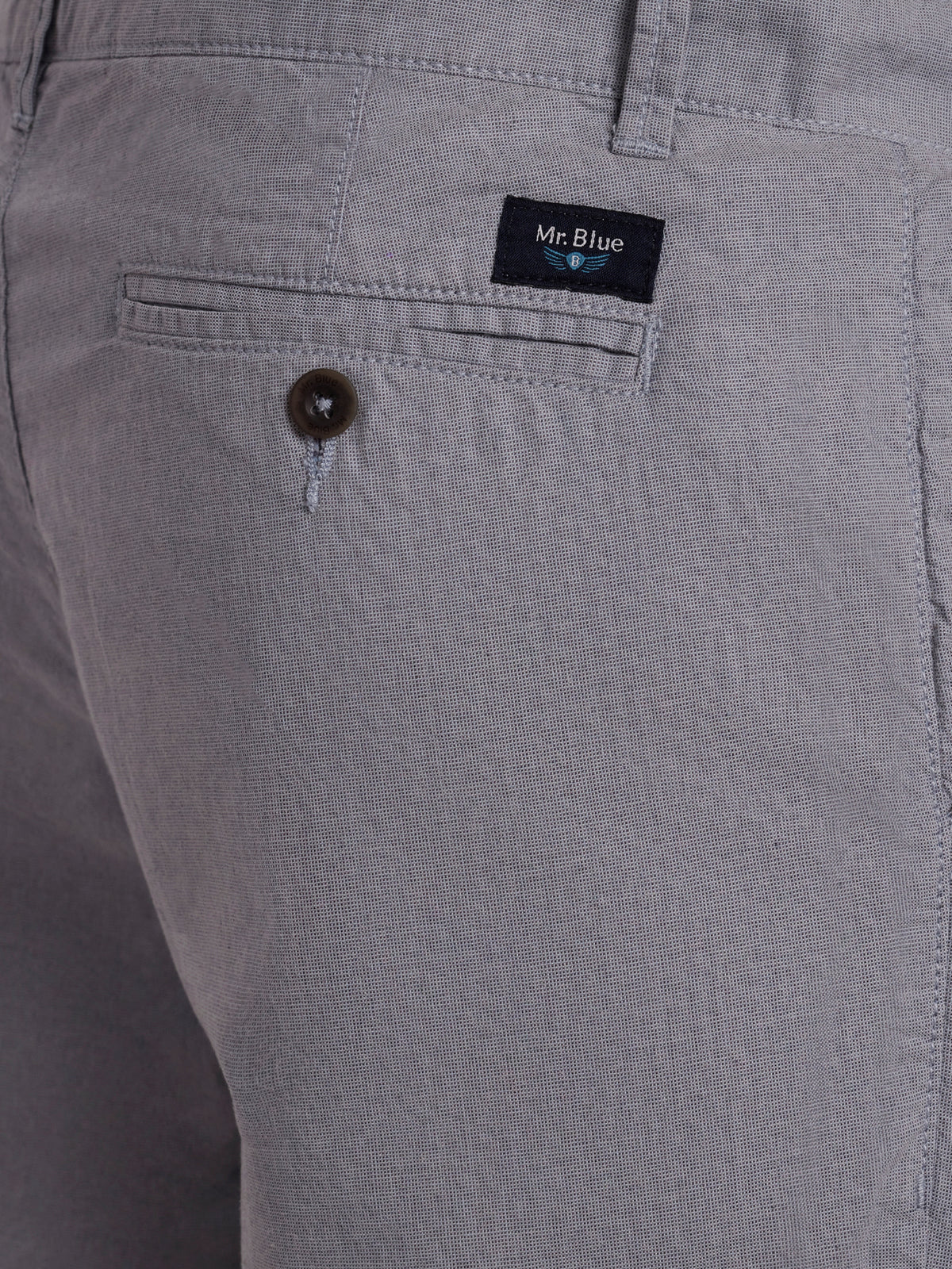 Pantalones cortos azules de corte regular Mr. Blue