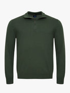 JERSEY FINO VERDE CON CODERAS MR REGULAR FIT. AZUL