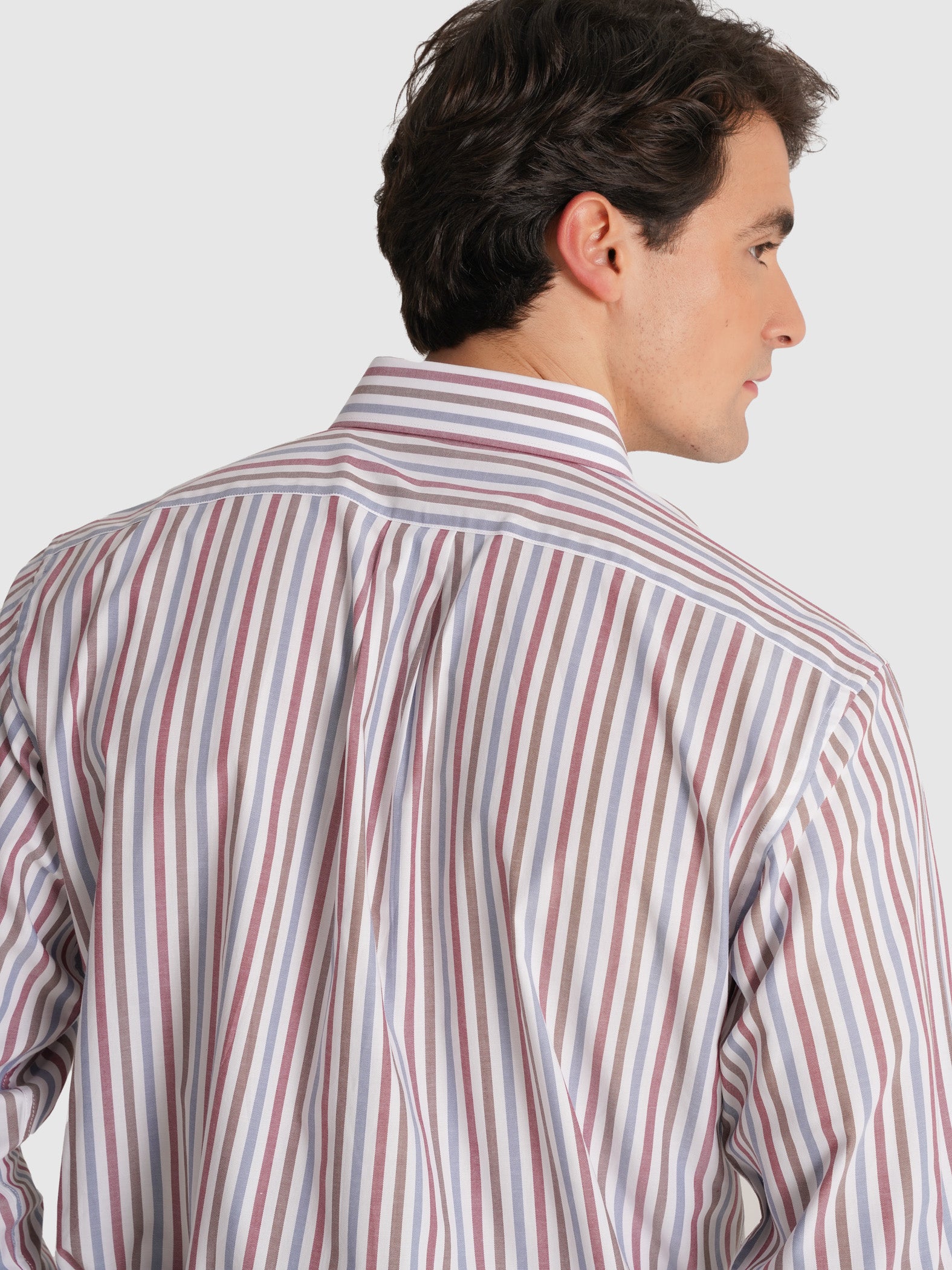 CAMISA OXFORD AZUL MANGA LARGA REGULAR FIT MR. AZUL