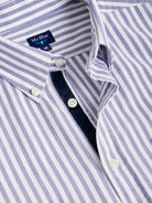 BLUE REGULAR FIT MR SHIRT. BLUE