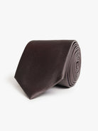 BLACK SILK TIE MR. BLUE