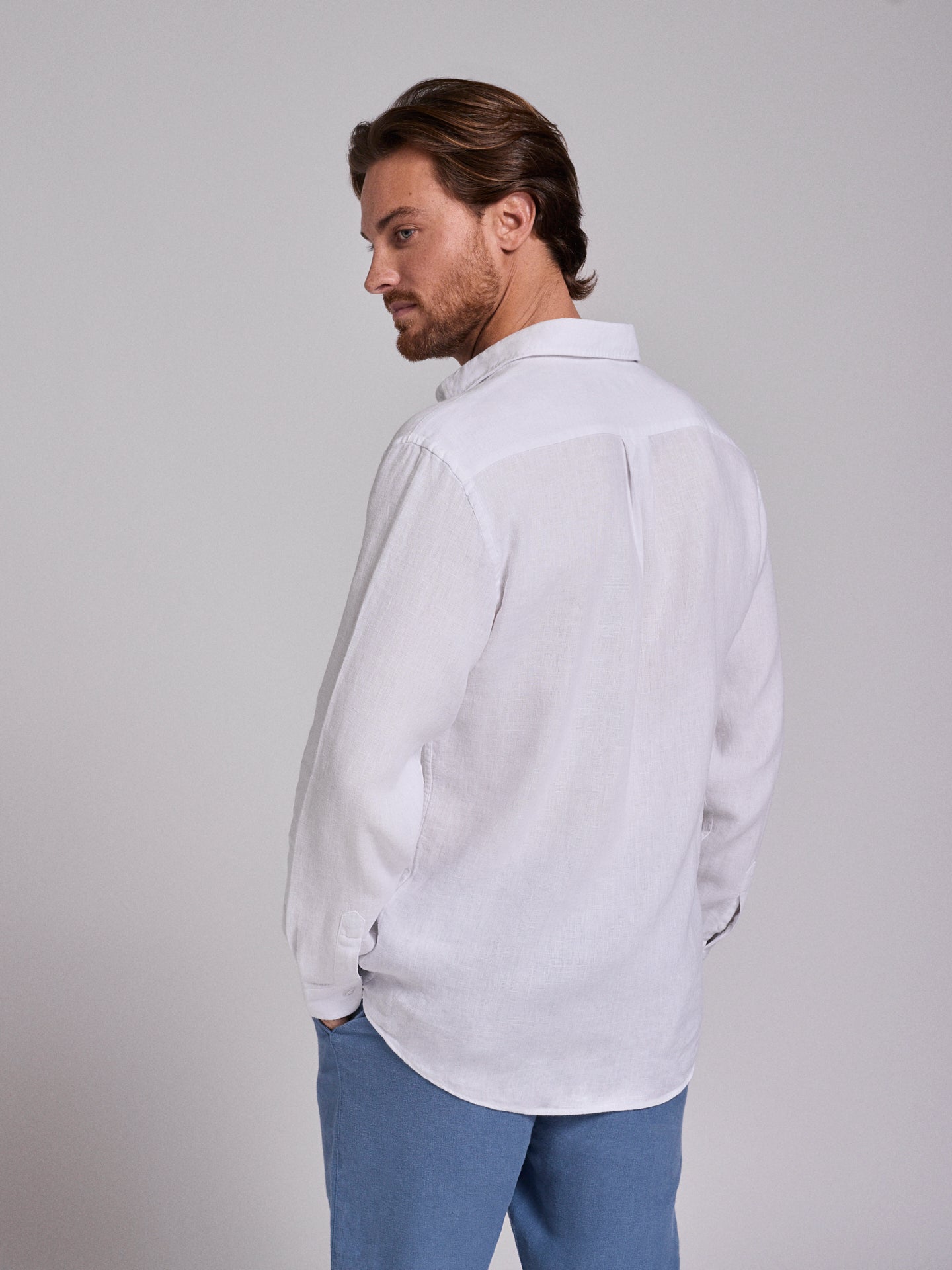 CAMISA BLANCA MANGA LARGA SASTRERÍA MARK BELLUCCI