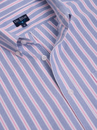 CAMISA ALGODÓN AZUL MANGA LARGA REGULAR FIT MR. AZUL
