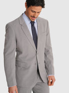 GRAY SUIT LONG SLEEVE REGULAR FIT MR. BLUE