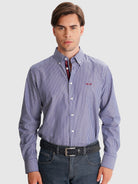 CAMISA MR AZUL REGULAR FIT. AZUL