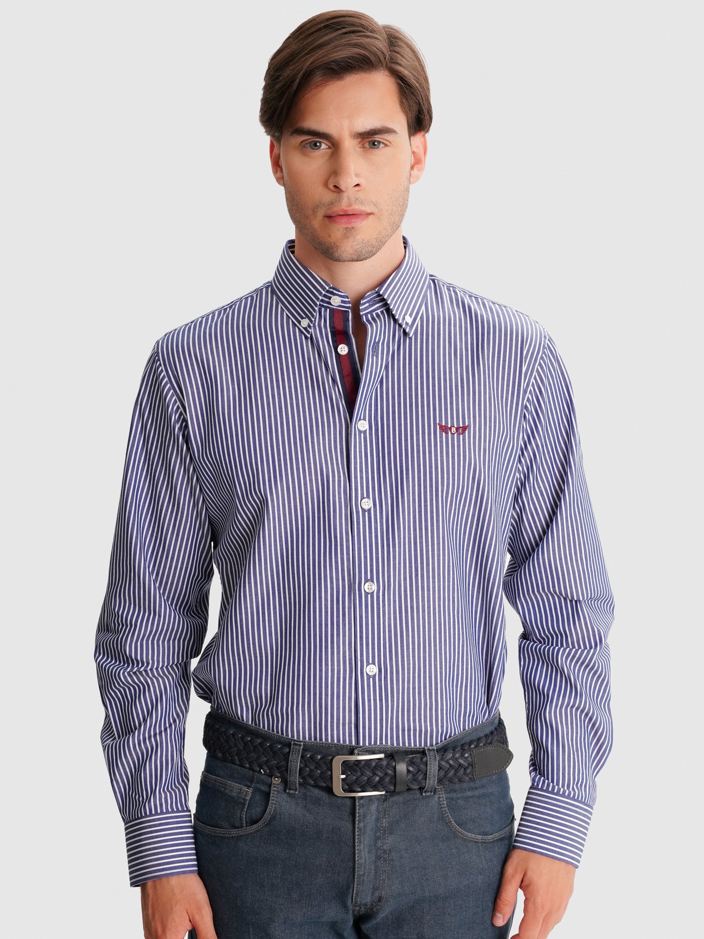 CAMISA MR AZUL REGULAR FIT. AZUL