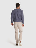 Calça Algodão Beges Regular Fit Mr. Blue