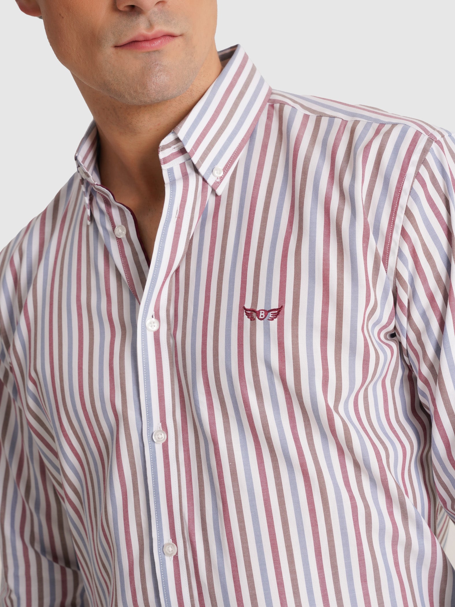 BLUE OXFORD SHIRT LONG SLEEVE REGULAR FIT MR. BLUE