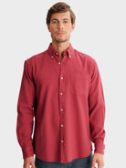 RED REGULAR FIT MR SHIRT. BLUE