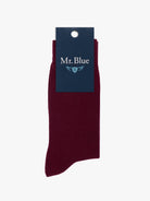 REGULAR FIT BORDEAUX COTTON SOCKS MR. BLUE