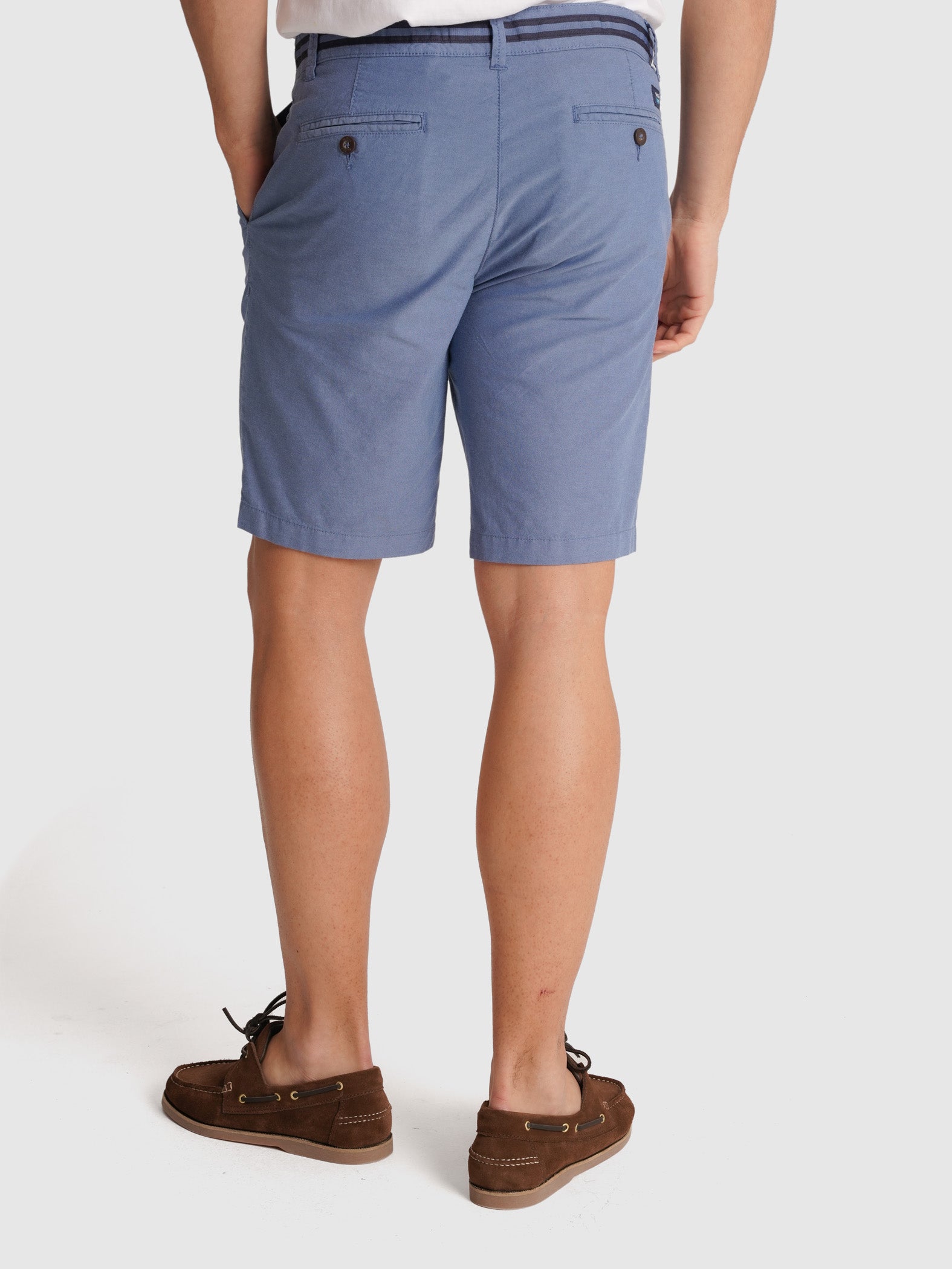 BERMUDA CHAMBRAY AZUL REGULAR FIT MR. AZUL