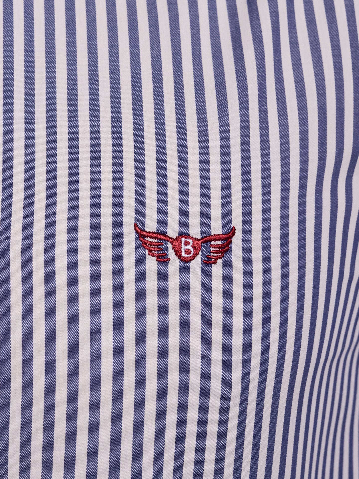 CAMISA ALGODÓN AZUL MANGA LARGA REGULAR FIT MR. AZUL