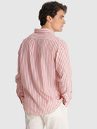 CAMISA MR ROJA MANGA LARGA REGULAR FIT. AZUL