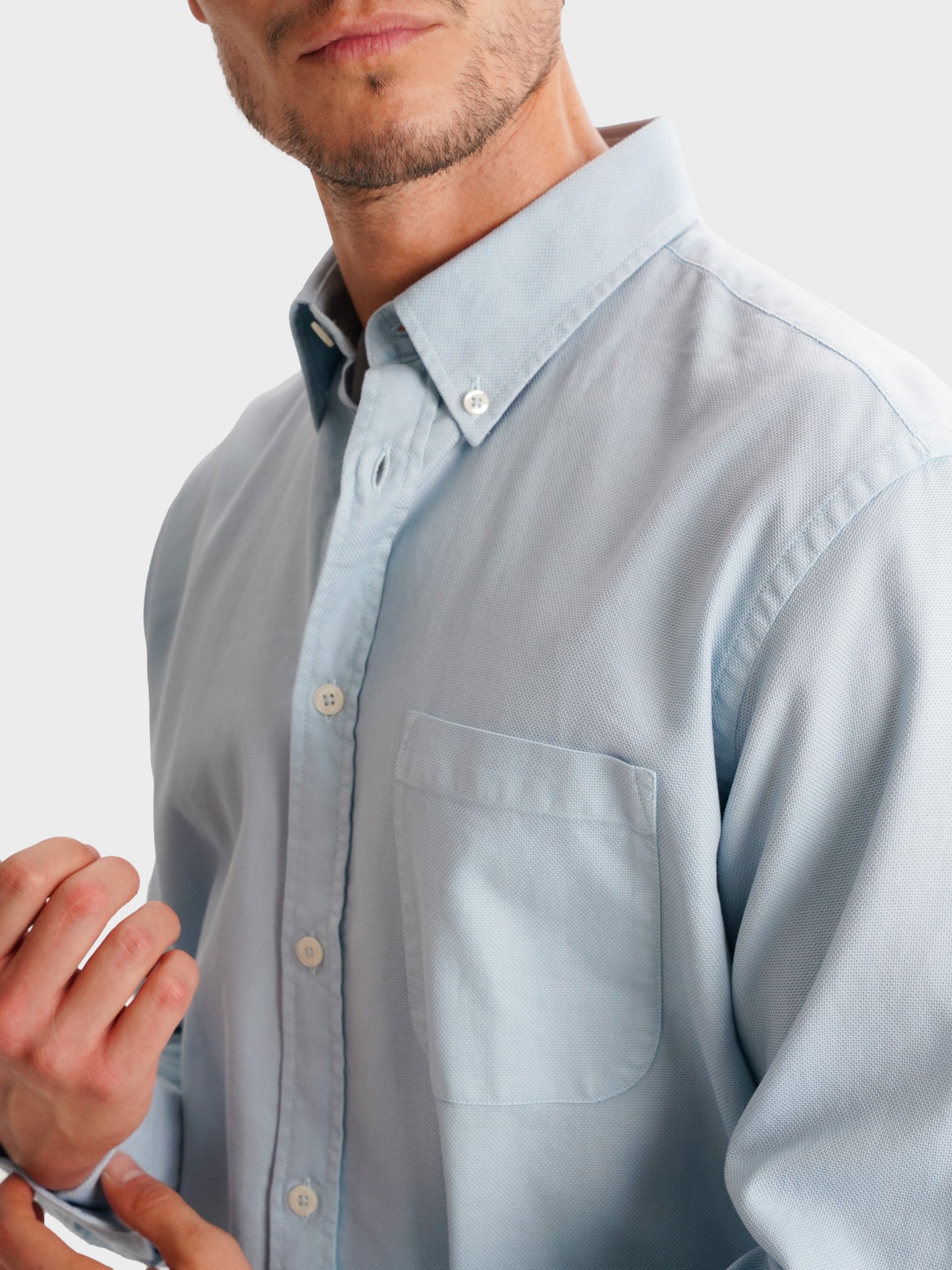 CAMISA MR AZUL REGULAR FIT. AZUL