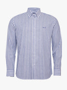 Camisa Regular Fit Lino Azul Mr. Blue