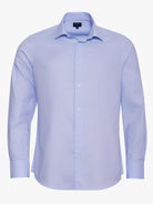 CAMISA MR AZUL SLIM FIT. AZUL