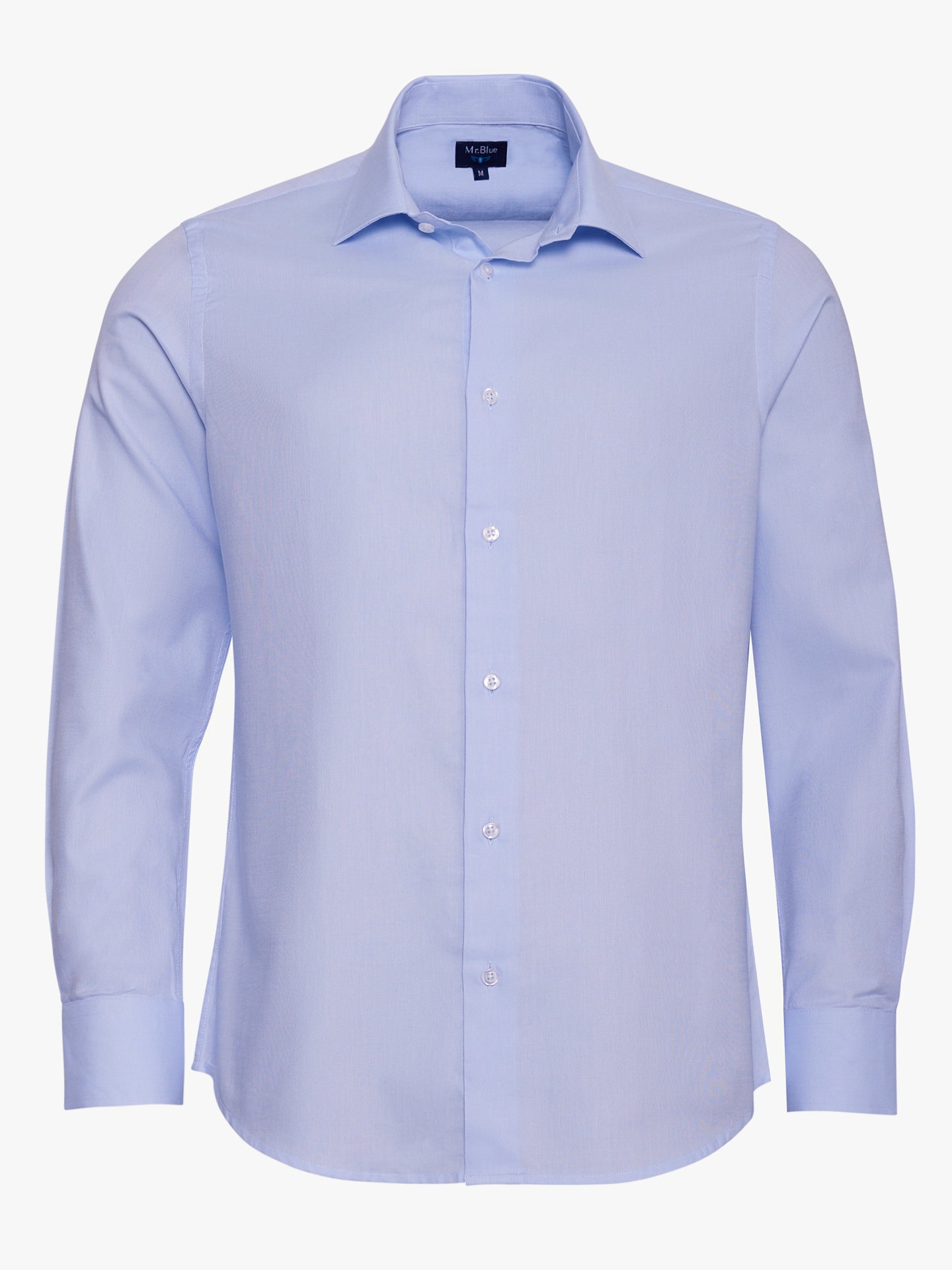 CAMISA MR AZUL SLIM FIT. AZUL