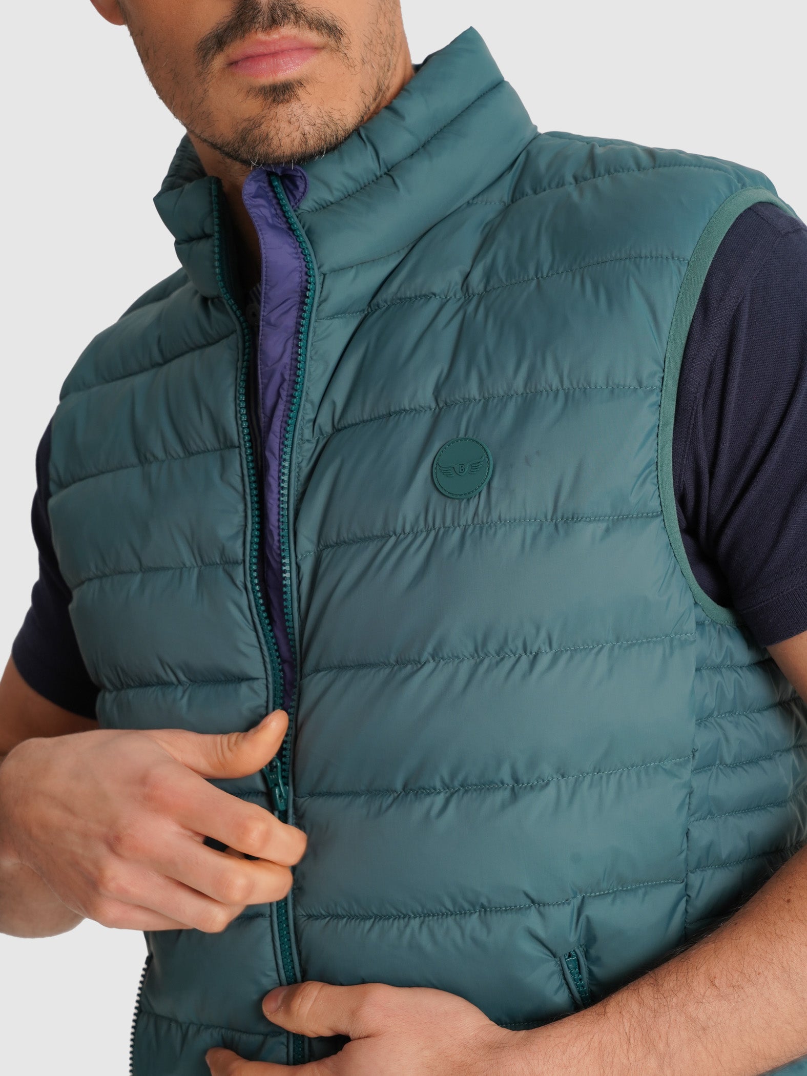 GREEN JACKET REGULAR FIT MR. BLUE