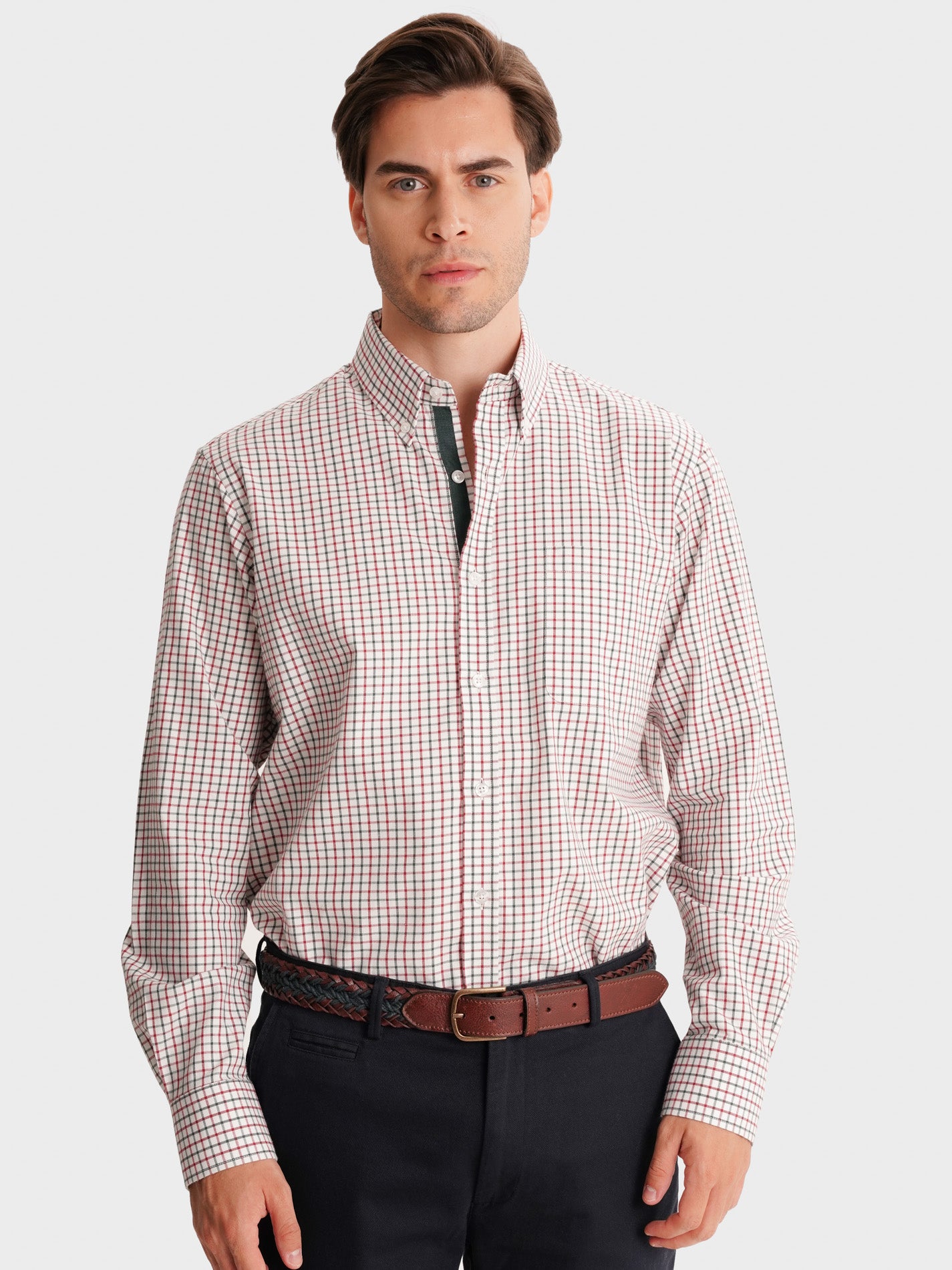 CAMISA MR VERDE REGULAR FIT. AZUL