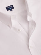 CAMISA ALGODÓN BLANCA MANGA LARGA REGULAR FIT MR. AZUL