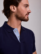 POLO AZUL MANGA CORTA REGULAR FIT MR. AZUL