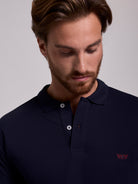 POLO AZUL MANGA CORTA REGULAR FIT MR. AZUL