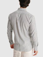 CAMISA MANGA LARGA VERDE REGULAR FIT MR. AZUL