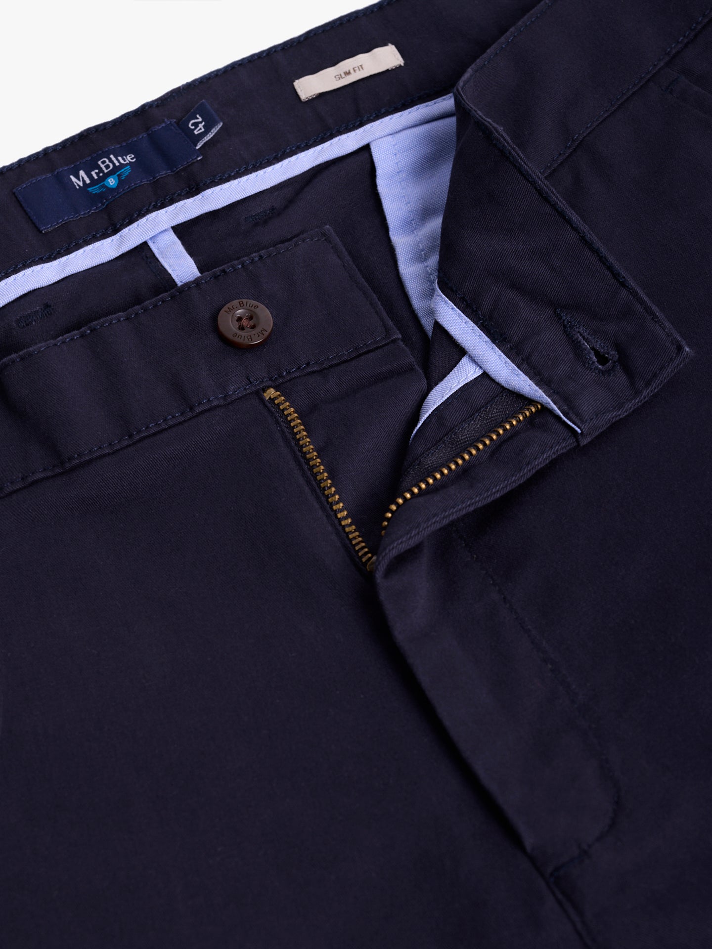 ALGODÓN AZUL SLIM FIT MR. AZUL