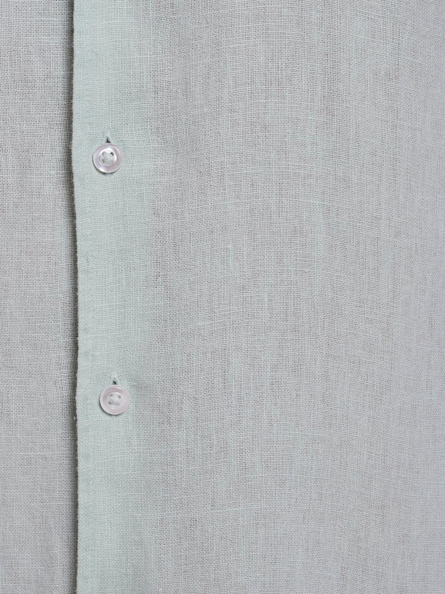 GREEN LINEN SHIRT LONG SLEEVE TAILORED FIT MARK BELLUCCI