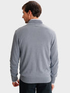 PULLOVER FINO AZUL MANGA COMPRIDA REGULAR FIT MR. BLUE