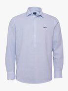 Camisa Regular Fit Lino Azul Mr. Blue