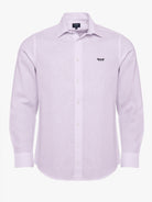 Camisa de lino blanca slim fit Mr. Blue