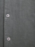 GREEN LINEN SHIRT SHORT SLEEVE REGULAR FIT MARK BELLUCCI