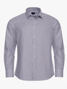 CAMISA MR GRIS SLIM FIT. AZUL