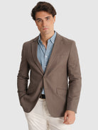 AMERICANA REGULAR FIT MARRÓN MR. AZUL