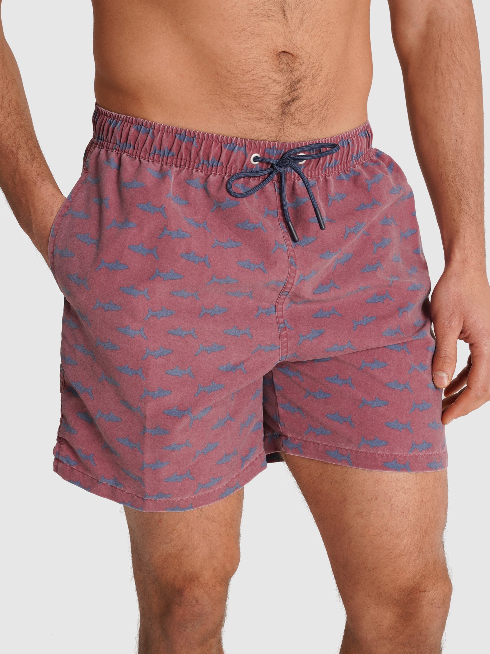 BAÑADOR BURDEOS REGULAR FIT MR AZUL