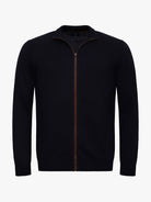 BLUE THIN PULLOVER WITH REGULAR FIT MR ELBOW PADS. BLUE