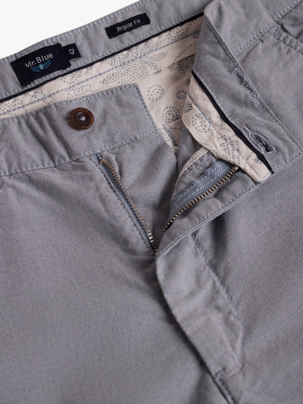 Pantalones cortos azules de corte regular Mr. Blue