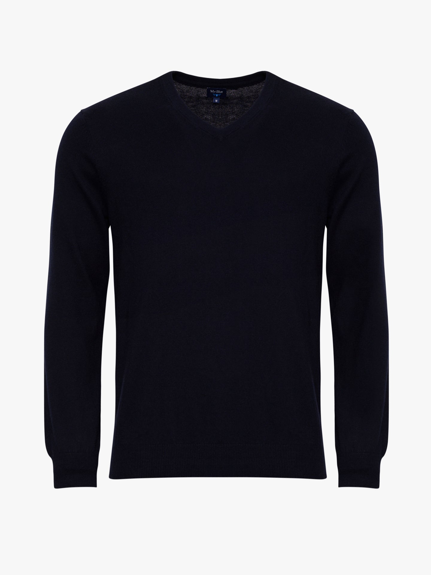 BLUE THIN PULLOVER WITH REGULAR FIT MR ELBOW PADS. BLUE