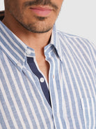 BLUE SHORT SLEEVE REGULAR FIT MR. BLUE