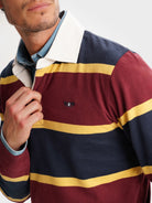 RUGBY ALGODÓN AZUL MANGA LARGA REGULAR FIT MR. AZUL