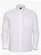 WHITE REGULAR FIT MR SHIRT. BLUE