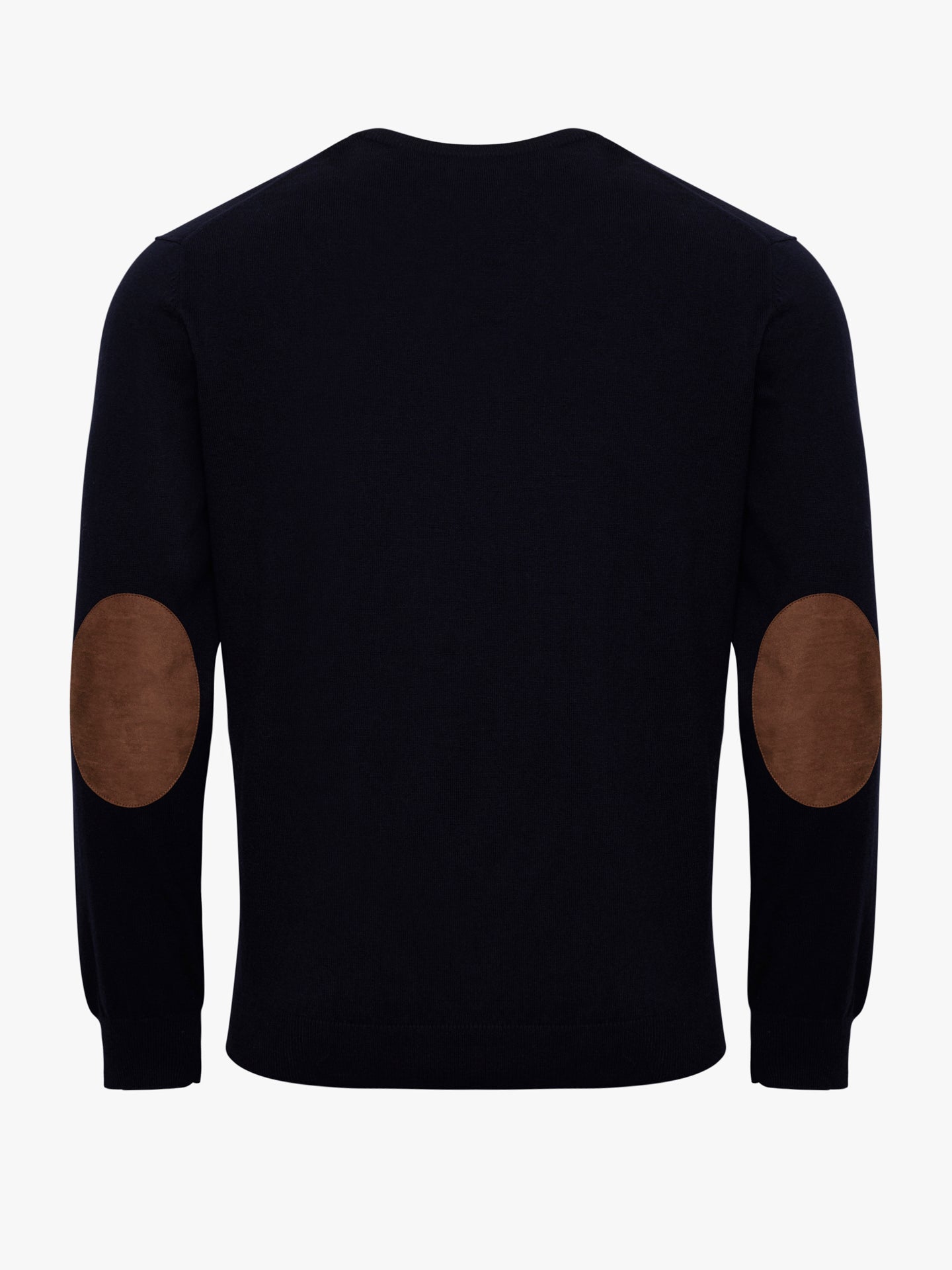 BLUE THIN PULLOVER WITH REGULAR FIT MR ELBOW PADS. BLUE